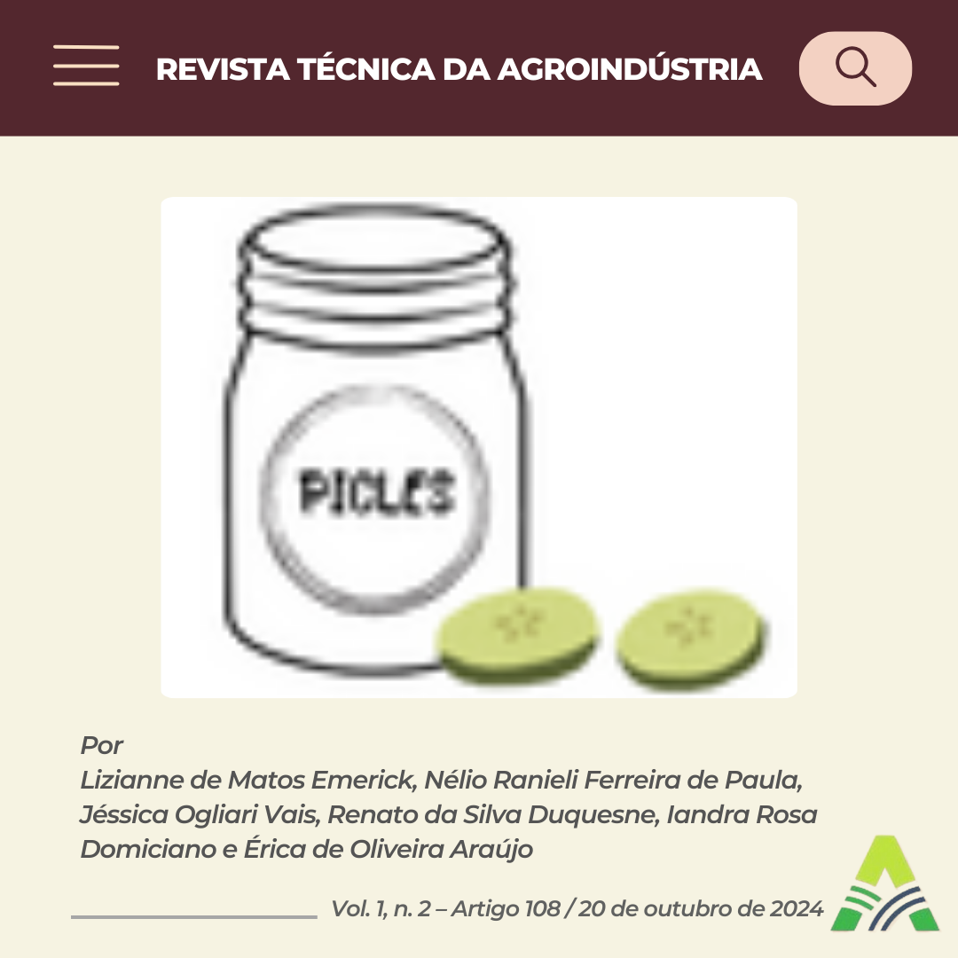 POTENCIAL DE PICLES DE PEPINO SILVESTRE (Apodanthera spp): Alternativa para agroindústrias familiares e desenvolvimento regional